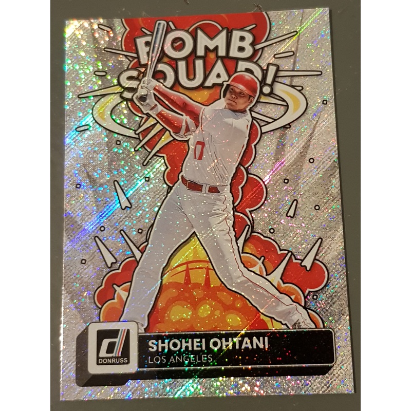 2022 Panini Donruss Baseball Shohei Ohtani Bomb Squad #BS-3 Rapture SP Trading Card