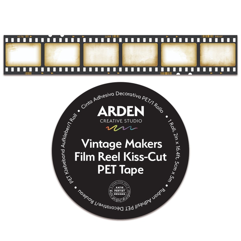 Arden Creative Studio Vintage Makers Film Reel Kiss-Cut PET Tape