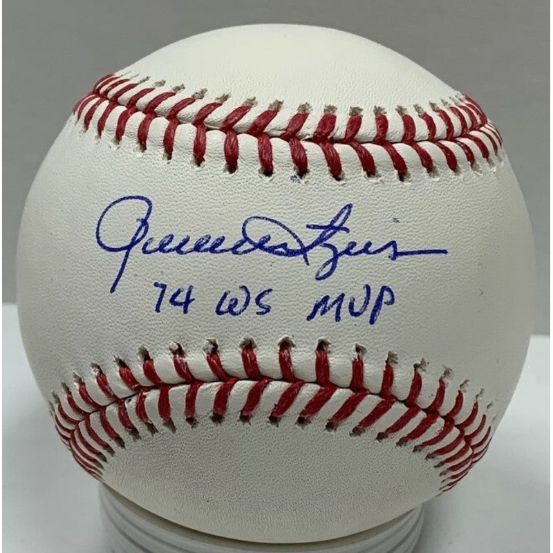Athleti ROLLIE FINGERS Signed Official MLB Baseball A AUTO w/ ’74 WS MVP JSA