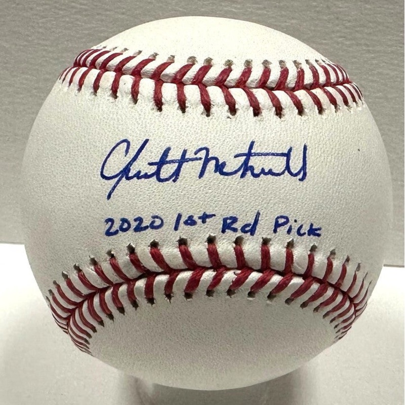 Brewers GARRETT MITCHELL Signed MLB Official Baseball AUTO W/ 1st Rnd Pick – JSA