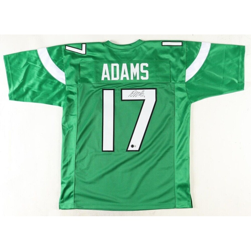 Davante Adams Signed New York Jets Jersey (Beckett) Veteran 5xPro Bowl WR