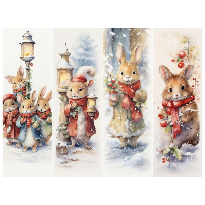 Simply Stated – Cute Critters Bookmark Sheet