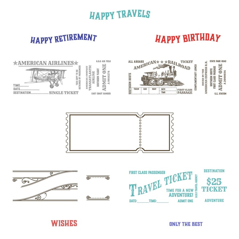 Ticket To Ride – 6×8 Stamp Set