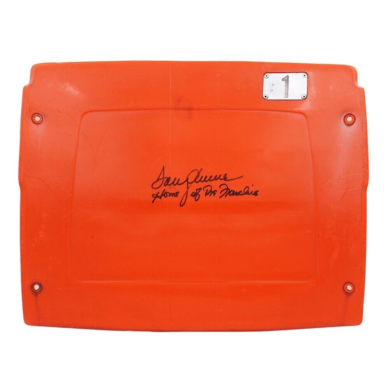 Tom Seaver Autographed/Signed New York Mets Shea Stadium #1 Seat Back -HOF 92