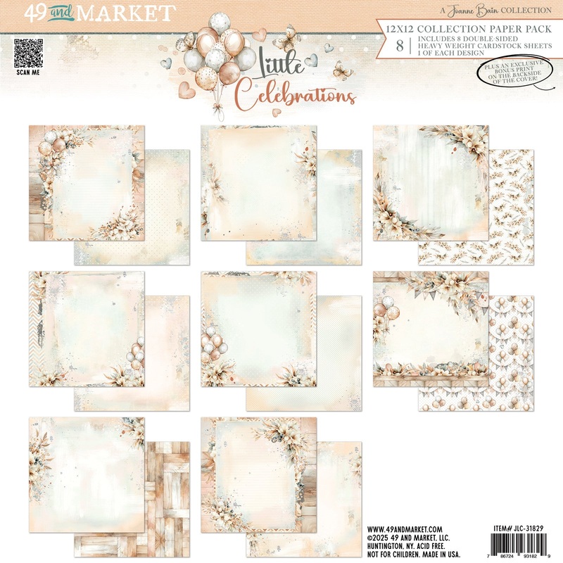 49 and Market Little Celebrations 12×12 Collection Pack