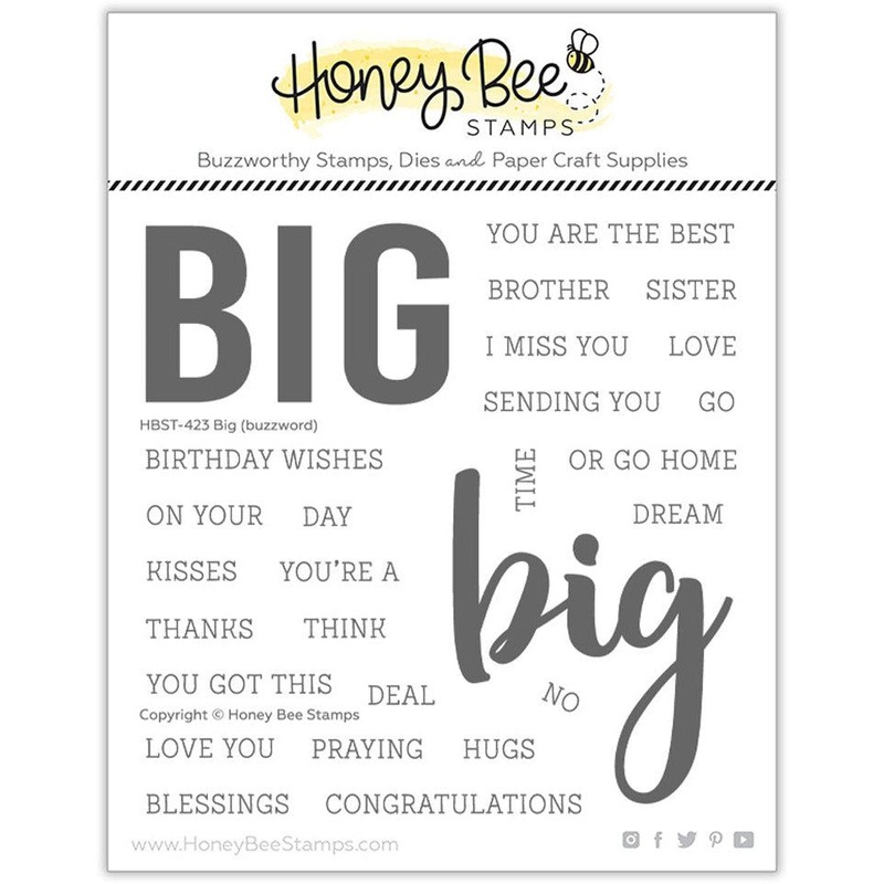 Big Buzzword – 5×5 Stamp Set – Retiring