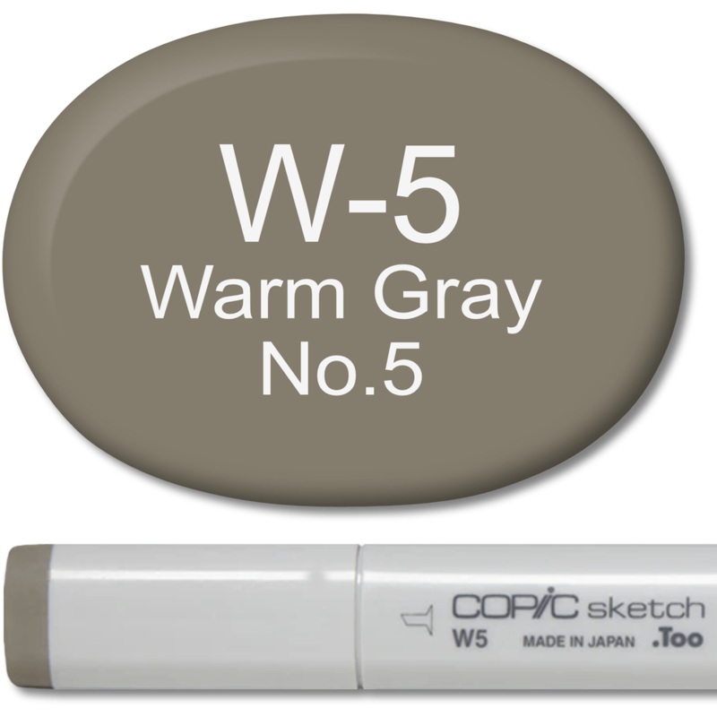 Copic Sketch Marker – W5 Warm Gray 5