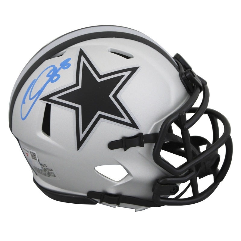 Cowboys CeeDee Lamb Authentic Signed Alternate Rave Speed Mini Helmet Fanatics