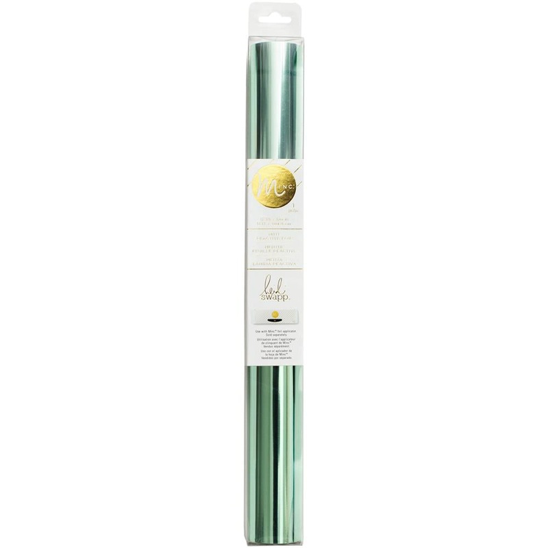 Heidi Swapp Minc Reactive Foil 12.25 Mint 10′ Roll