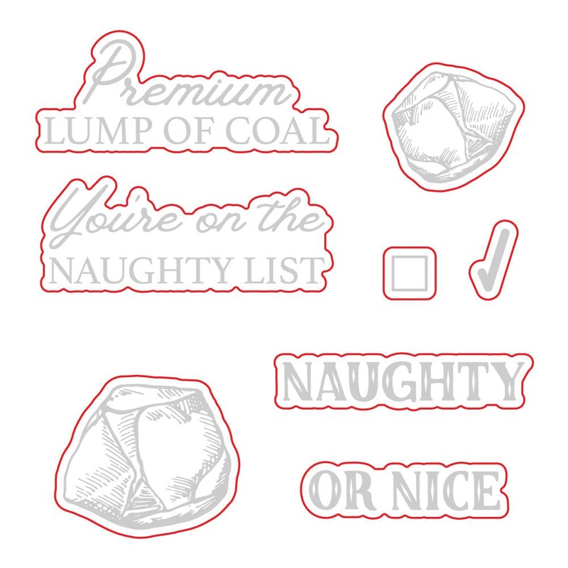 Naughty List Vintage Gift Card Box Add-On – Honey Cuts – Retiring