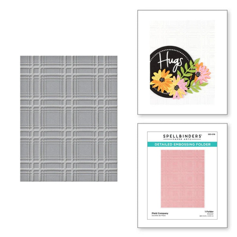 Spellbinders – Plaid Company Embossing Folder