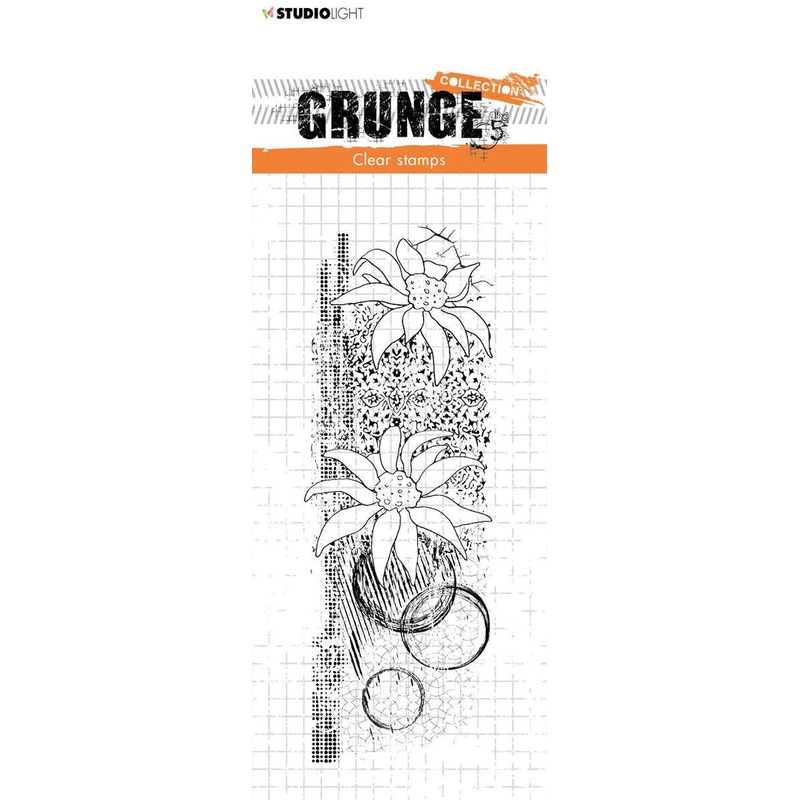 Studio Light Clear Stamp Grunge Collection 52x148mm nr.500