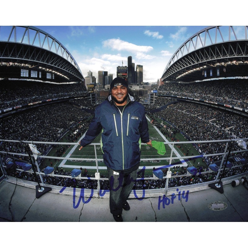 Walter Jones Autographed 8×10 Photo Seattle Seahawks HOF 14 MCS Holo #63288
