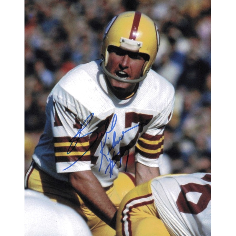 Billy Bill Kilmer Autographed Signed 8×10 Photo Washington Redskins SKU #247409