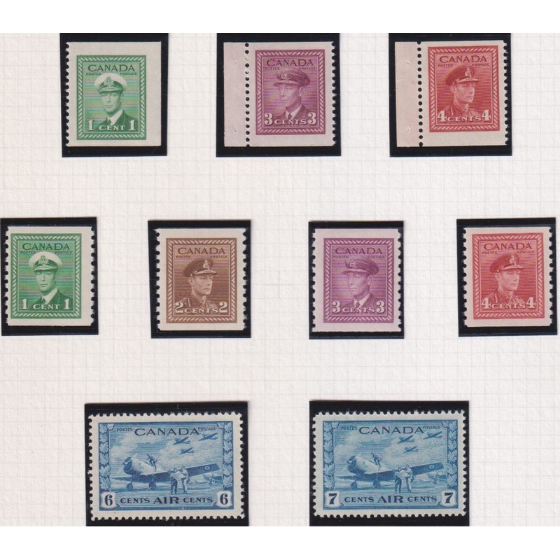 CANADA 1942-48 BOOKLET & AIRMAILS  SUPERB UNMOUNTED MINT