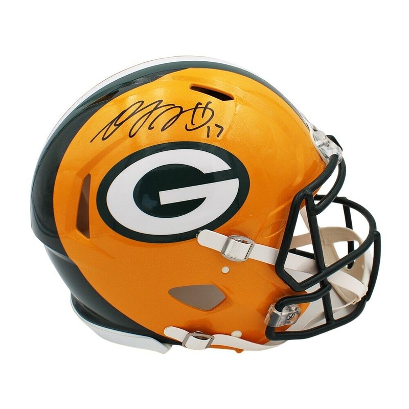Davante Adams Signed Green Bay Packers Speed Authentic Custom NFL Helmet