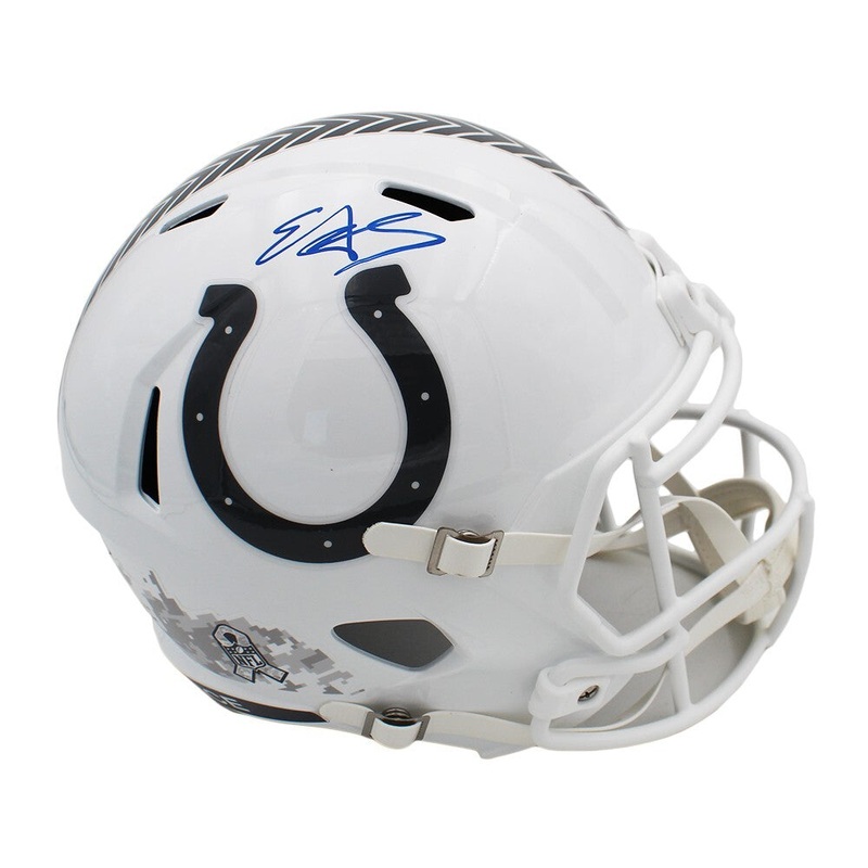 Edgerrin James Signed Indianapolis Colts Speed Full Size STS 3 NFL Helmet