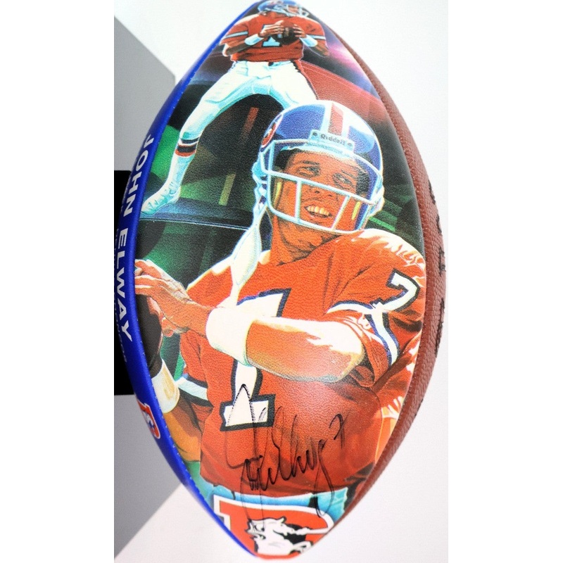 John Elway Signed Sportacular Art Limited Edition Football Beckett COA