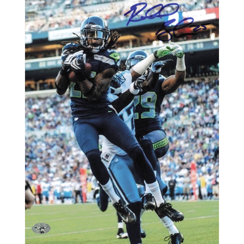 Richard Sherman Autographed Signed 8×10 Photo Seattle Seahawks RS Holo #13664