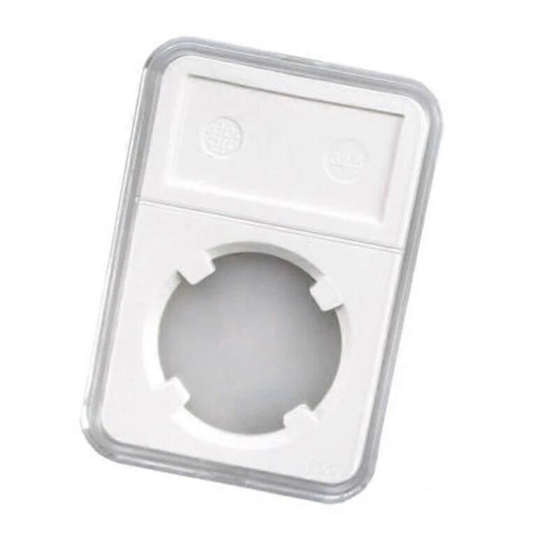 Transparent Plastic Coin Holder PMMA Professional Coin Display Slab Grade For 38mm Coins Storage Case Coin Capsules Organizer
