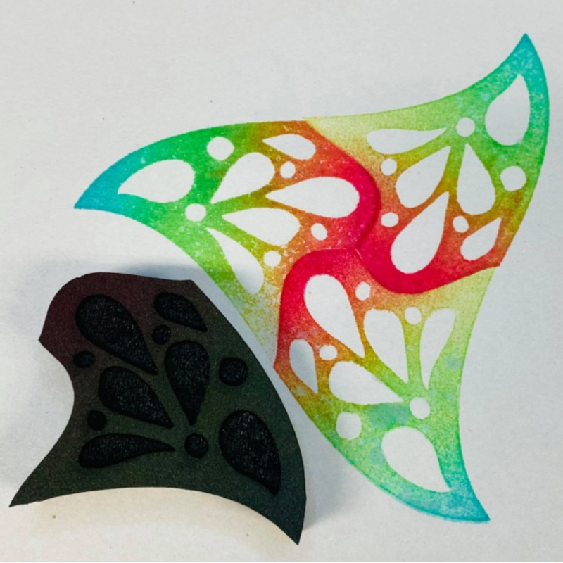 Art Foamies Marta Harvey | Raindrops on Roses | Foam Stamp