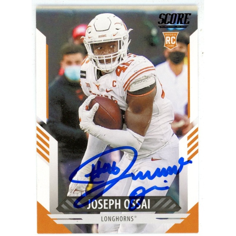 Joseph Ossai Autographed/Signed 2021 Score #354 Trading Card Beckett 50164