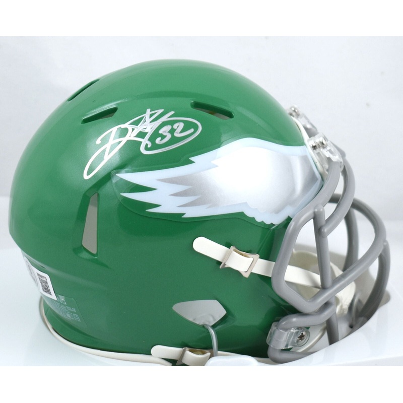 Ricky Watters Autographed Eagles Alternate 23 Speed Mini Helmet- Beckett W Holo