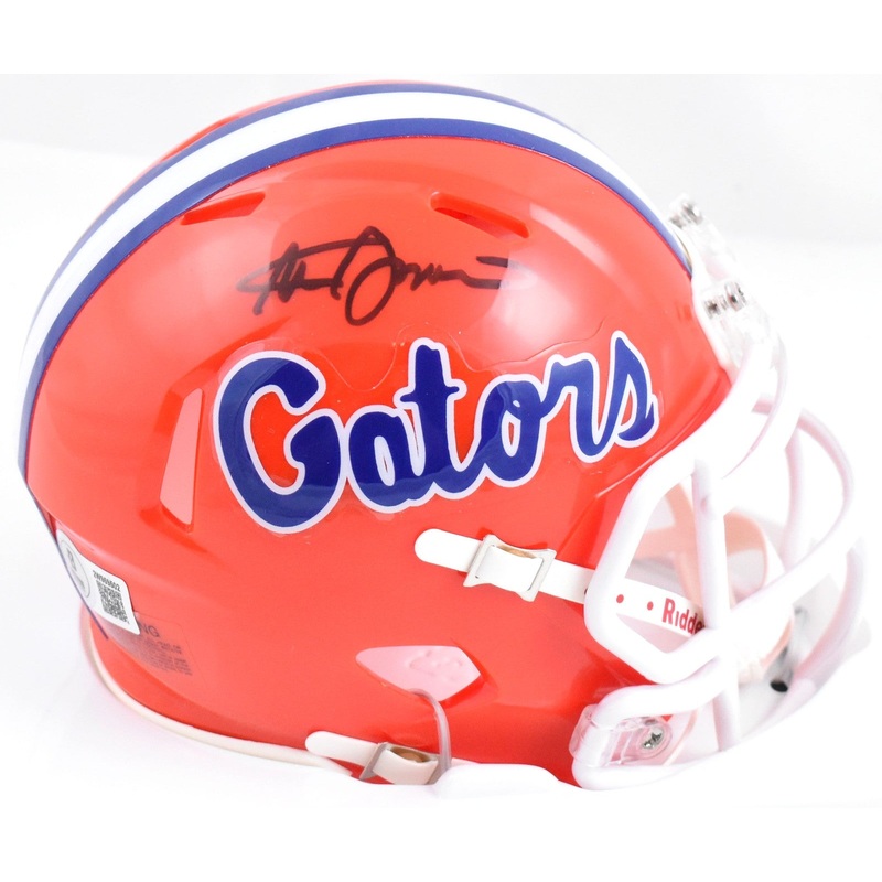 Steve Spurrier Signed Florida Gators Speed Mini Helmet – Beckett W Hologram