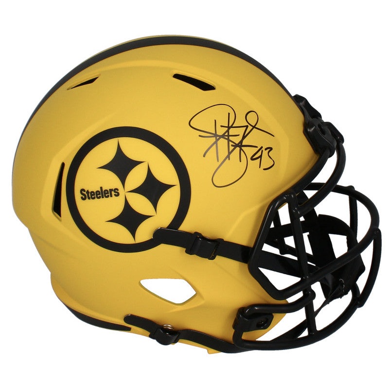 Troy Polamalu Autographed Pittsburgh Steelers ‘RAVE’ Full Size Helmet Beckett