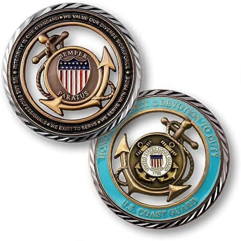 United States Military Marine Corps US Army Air Force Navy Challenge Coin Honor Courage Coin Collection Gift Veteran Souvenir