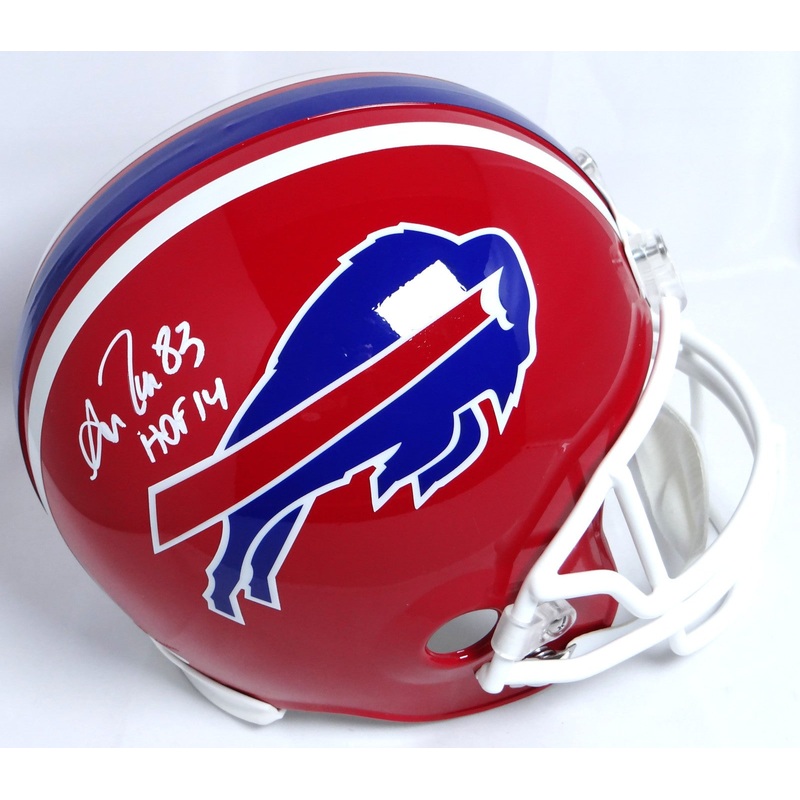 Andre Reed Autographed Bills F/S 87-01 TB Helmet w/HOF – Beckett W Holo