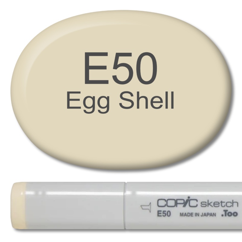 Copic Sketch Marker – E50 Egg Shell
