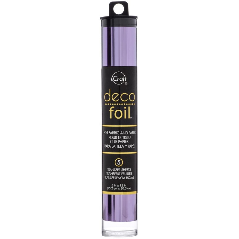 Deco Foil Transfer Sheets 6X12 5/Pkg – Lilac