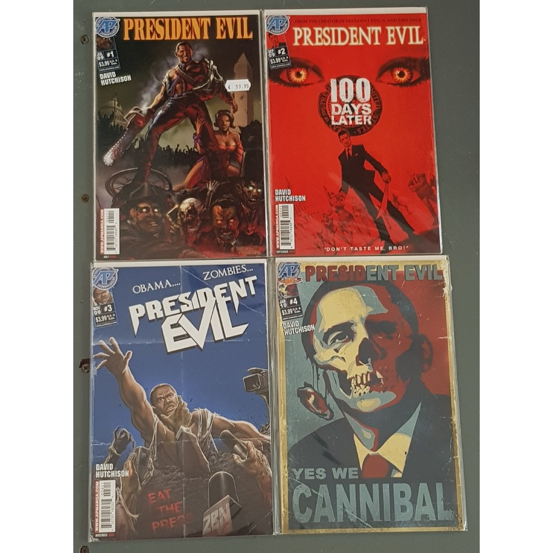 President Evil #1-4 NM-/NM Complete Set