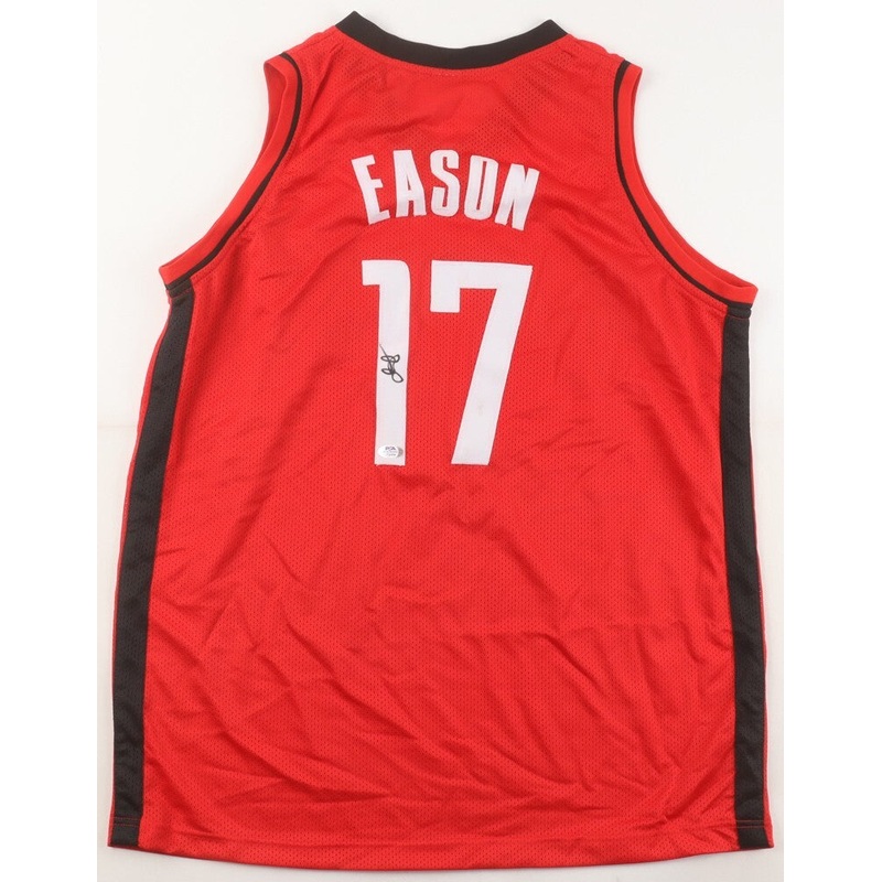 Tari Eason Signed Houston Rockets Jersey (PSA QR Card) 2022 1st Round Draft Pick