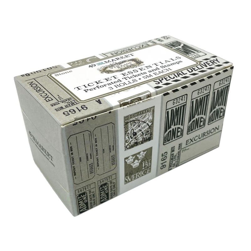 49 And Market Vintage Bits Ticket Essentials Stone