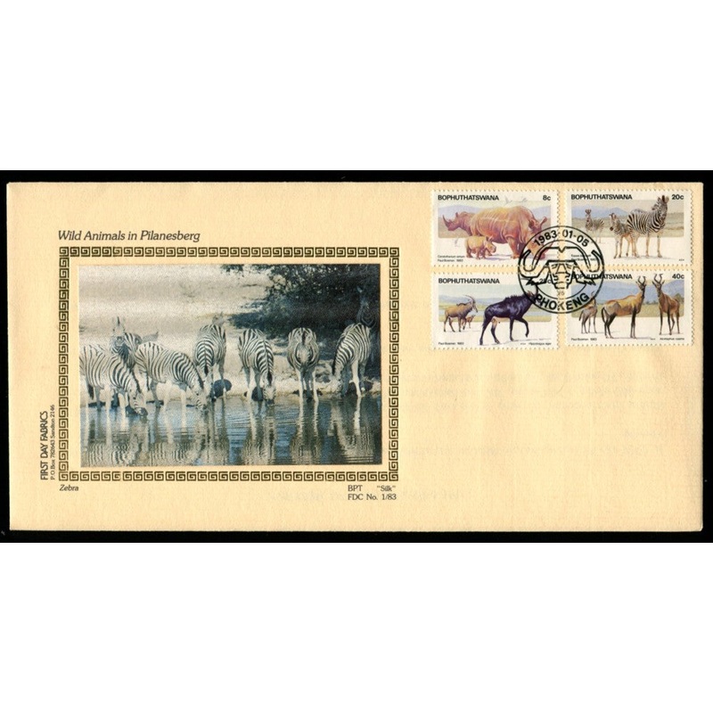 Bophuthatswana Silk  82.3 Wild Animals Pilanseberg