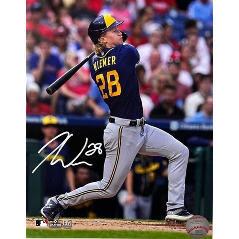 Brewers Outfield Prospect JOEY WIEMER Signed 8×10 Photo #7 AUTO