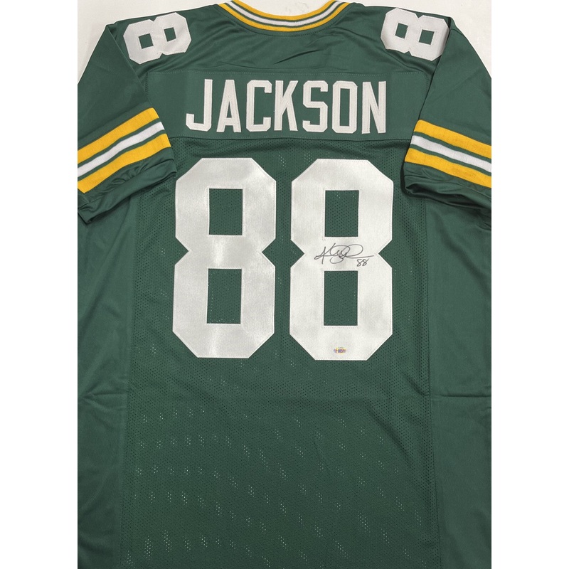 Packers SB XXXI Champ KEITH JACKSON Signed Custom Replica Green Jersey AUTO -JSA