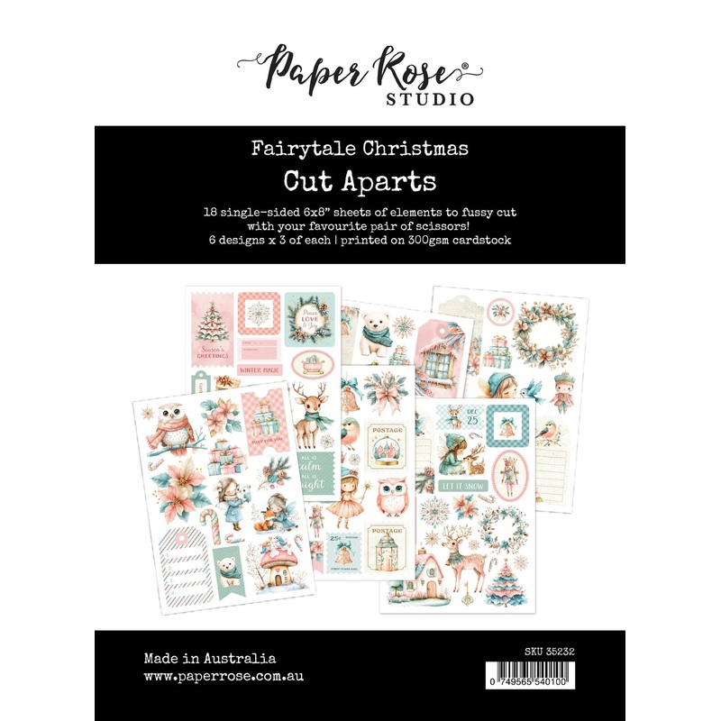 Paper Rose Fairytale Christmas Cut Aparts