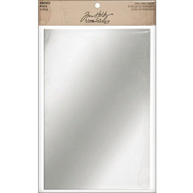 Tim Holtz Mirrored Adhesive Backed Sheets – 6×9 2/pk