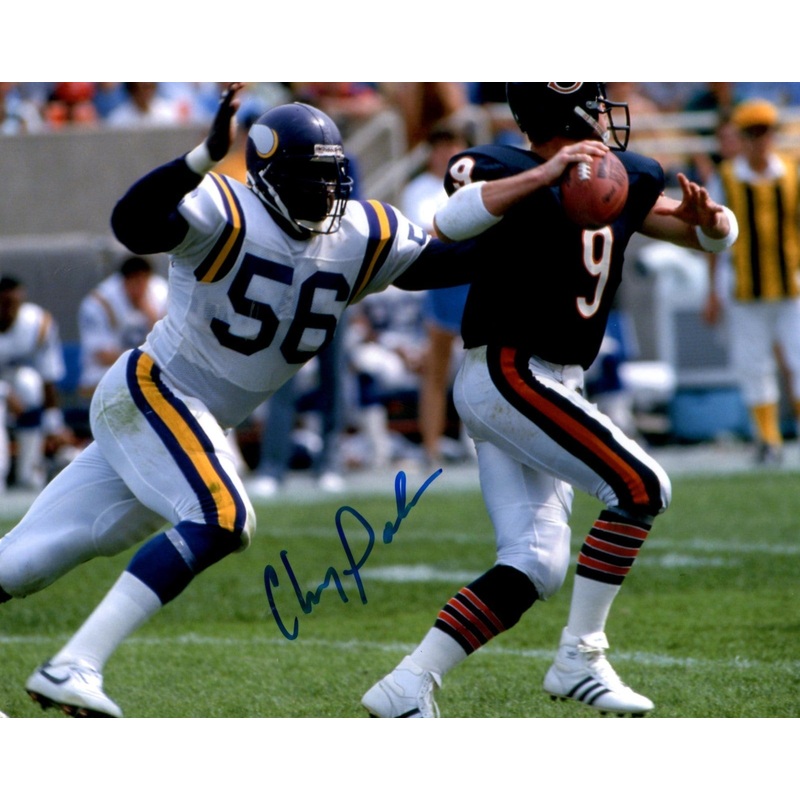 Vikings CHRIS DOLEMAN Signed 8×10 Photo #3 AUTO – 8 X Pro Bowler – HOF 2012