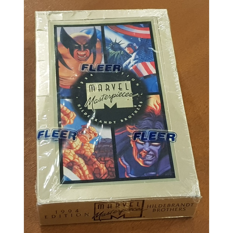 1994 Fleer Marvel Masterpieces Hildebrandt Brothers Sealed Trading Card Box