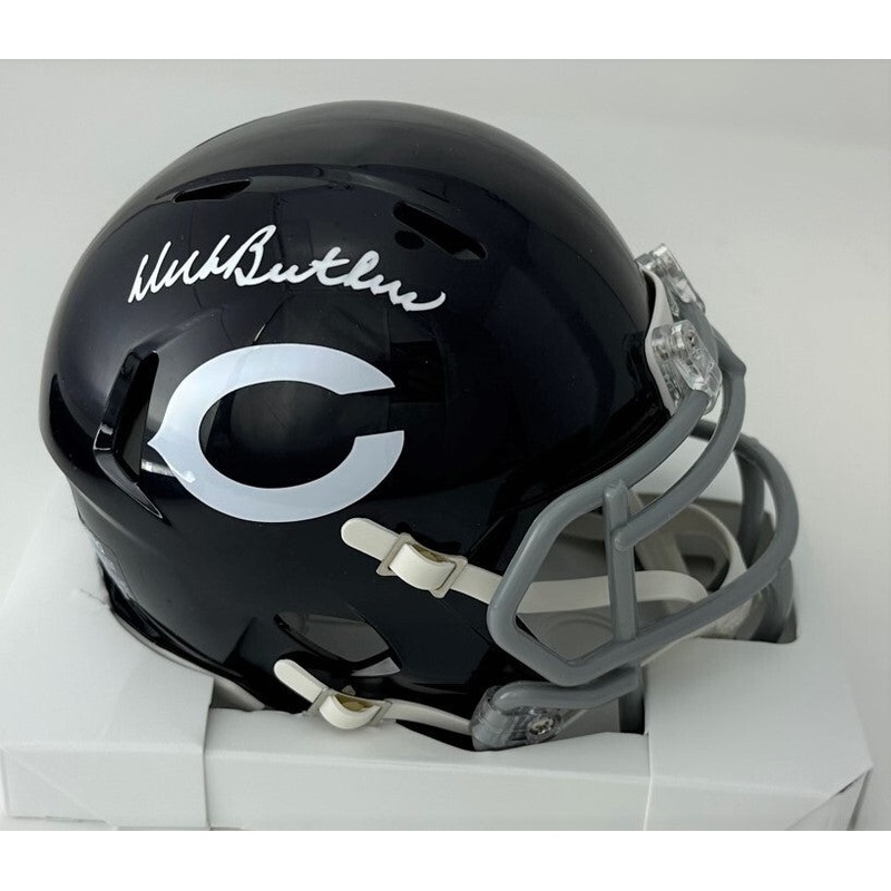 Bears Hall of Famer DICK BUTKUS Signed Riddell Speed Mini Helmet AUTO – BAS