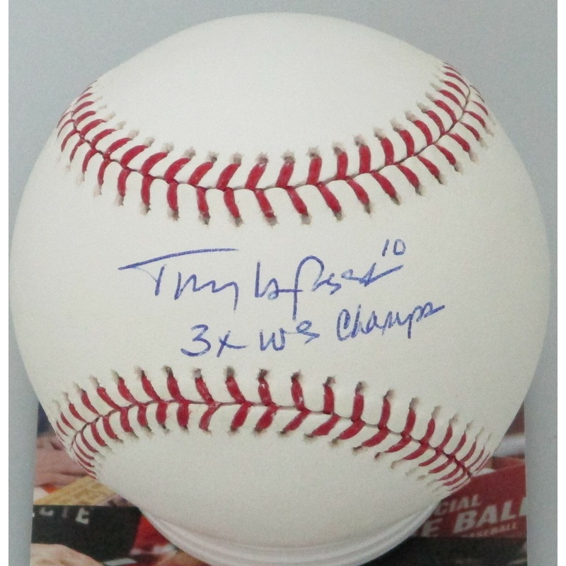 Cardinals TONY LARUSSA Signed Official MLB Baseball AUTO w/ 3 x WS Champ – JSA