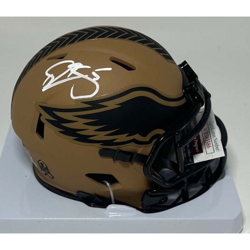 Eagles Quarterback DONOVAN McNABB Signed 2023 SALUTE Mini Helmet AUTO – JSA