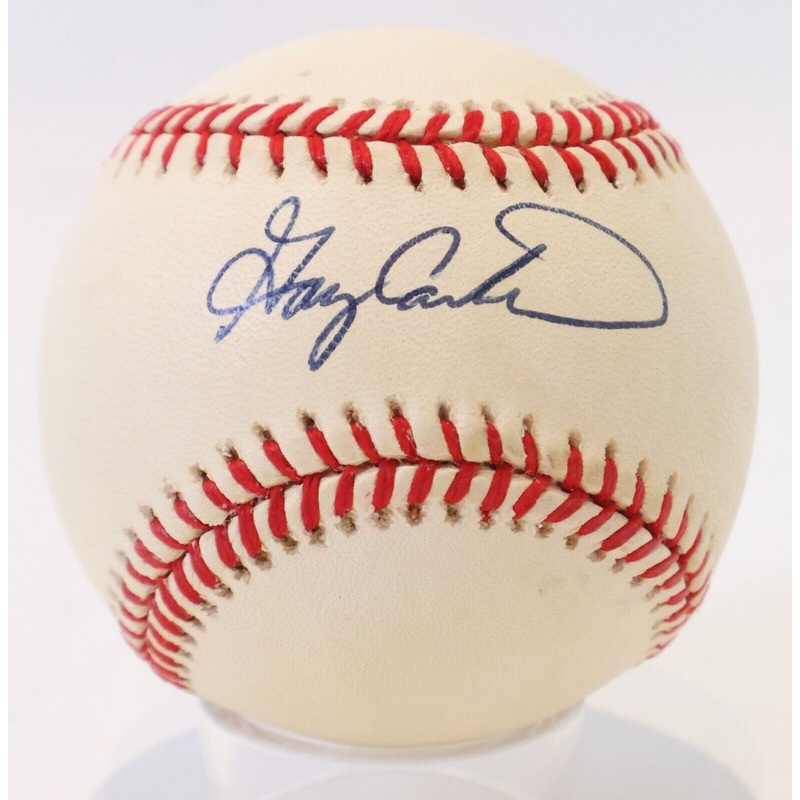 Gary Carter Autographed Official National League Baseball JSA COA