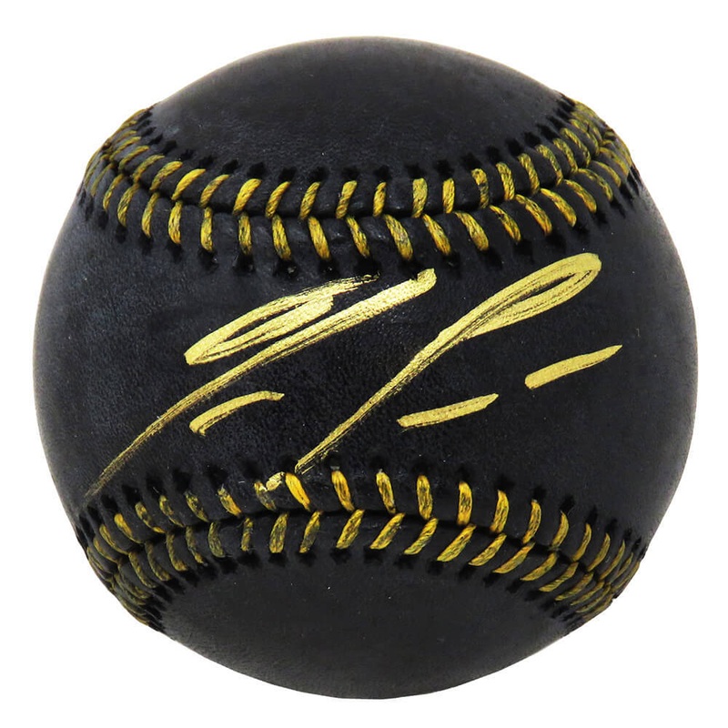 Ronald Acuna Jr. (Braves) Signed Rawlings Official Black MLB Baseball (Beckett)