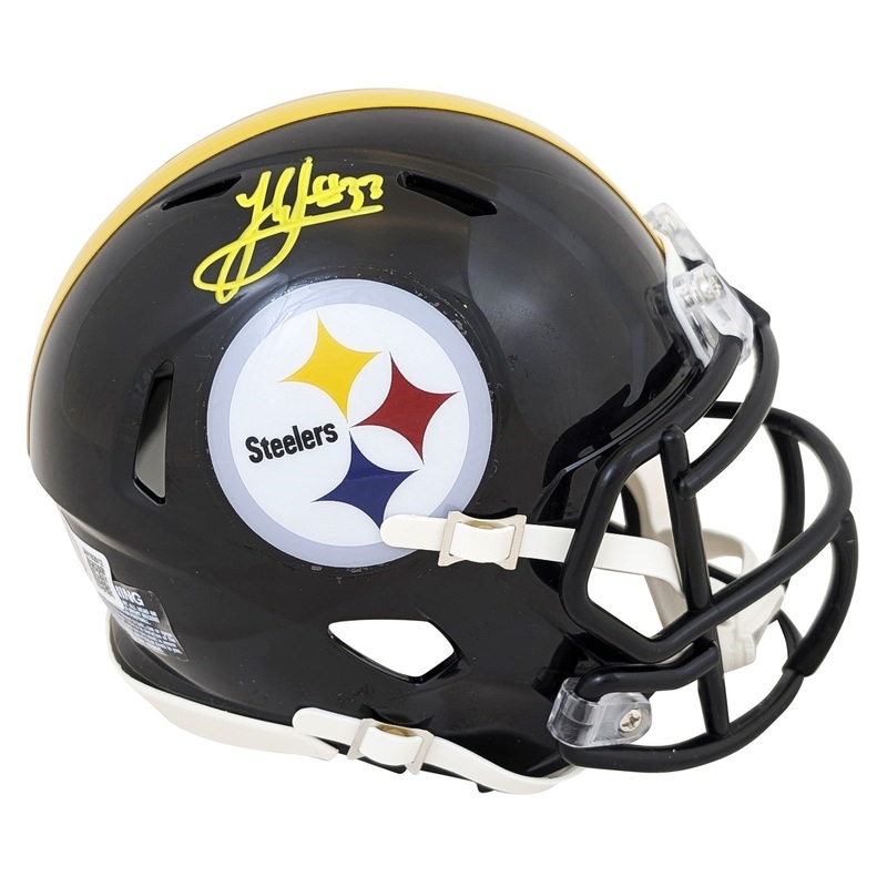 Steelers Jack Sawyer Authentic Signed Speed Mini Helmet BAS Witnessed