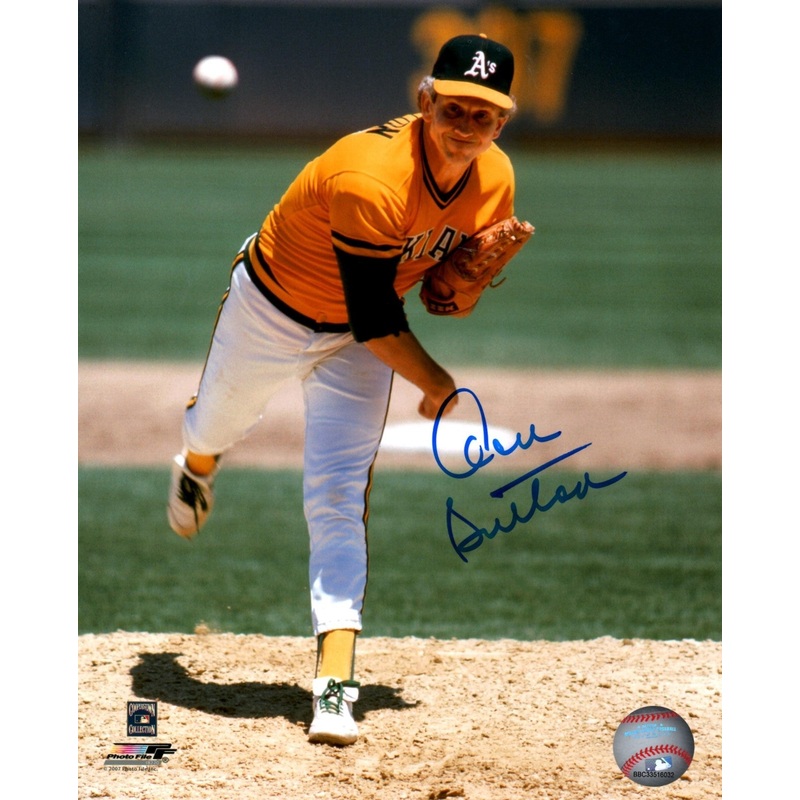 Athletics Hall of Famer DON SUTTON Signed 8×10 AUTO Photo #1 – HOF 1998